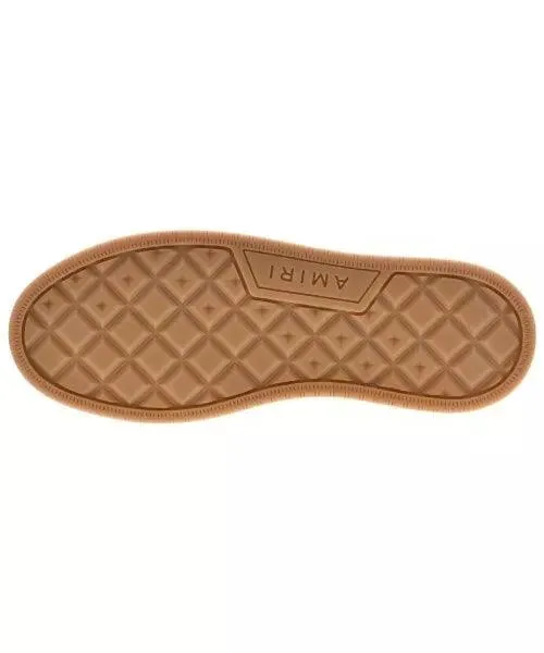 AMIRI - MA Logo-Embroidered Leather-Trimmed Canvas Espadrilles - Brown