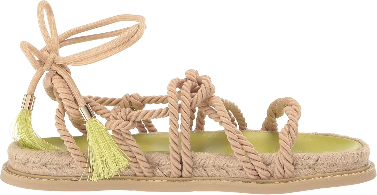 Armani Exchange Women's String Rope Sandals Flat