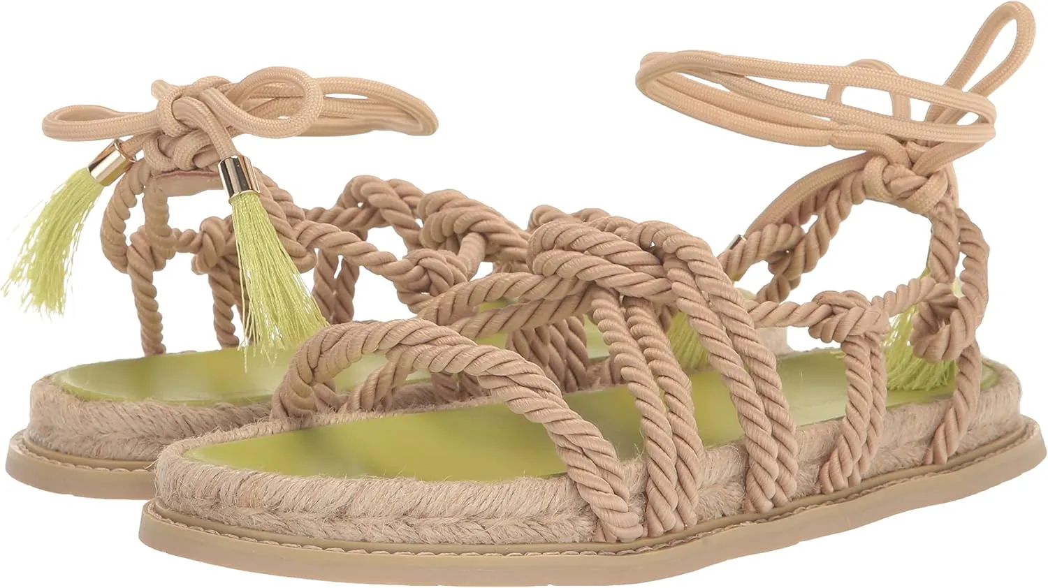 Armani Exchange Women's String Rope Sandals Flat