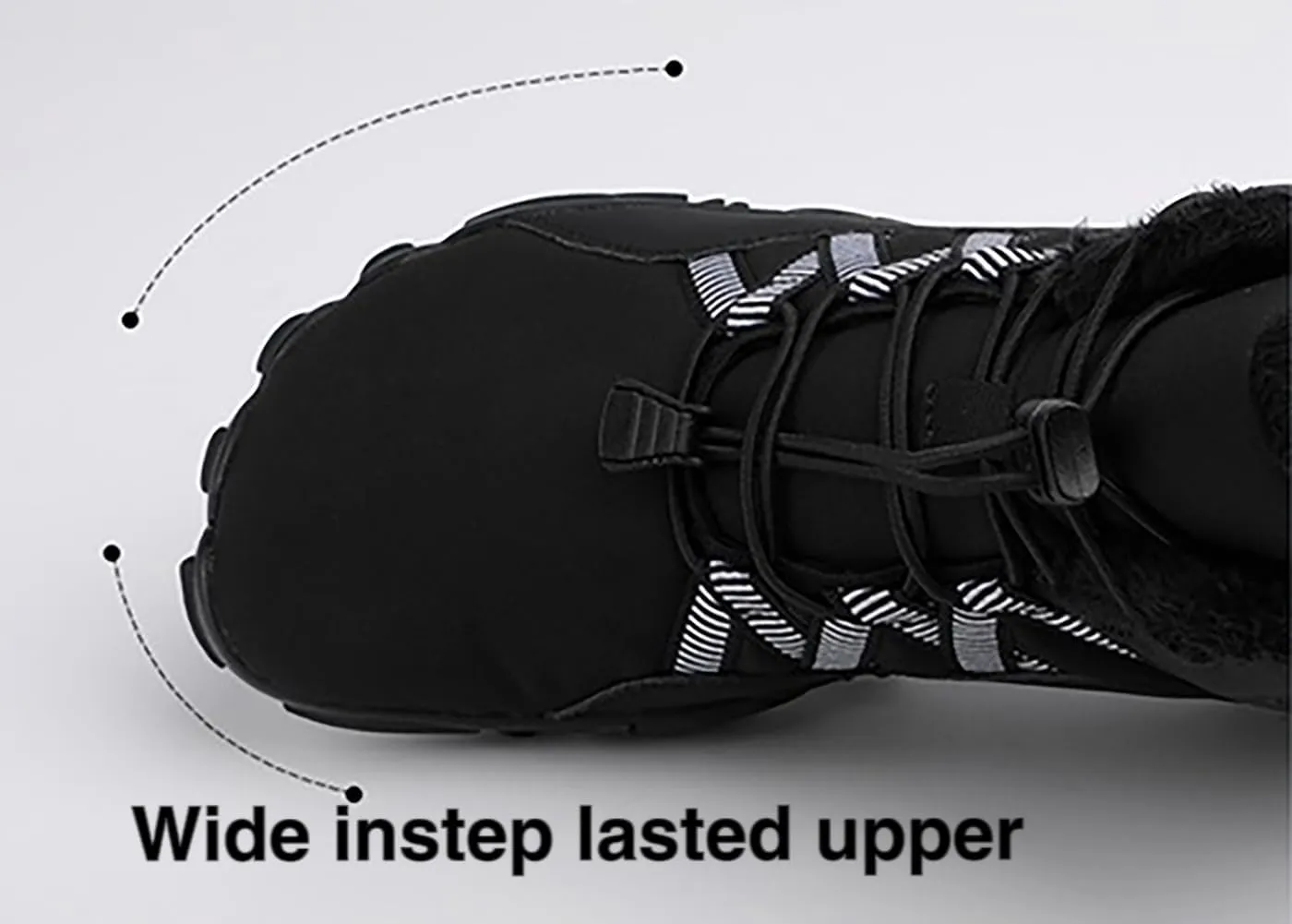Barefoot Shoes Men Women Wide Toe Box Winter Cross Trainer Minimalist Zero Drop Sole Cotton Boots Sneakers