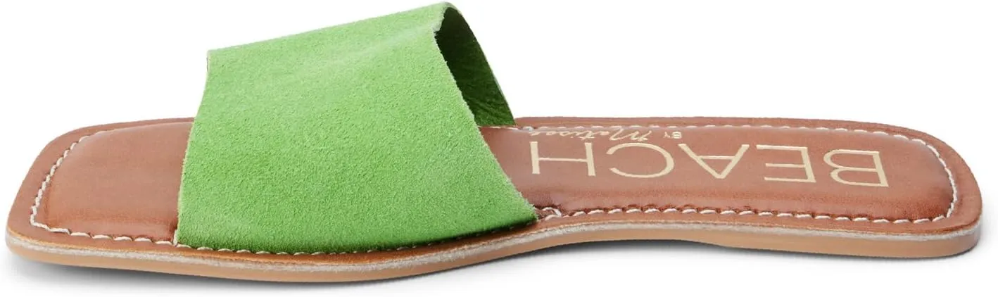 BEACH by Matisse Womens Bali Slide Flat Casual Sandals Casual - Brown