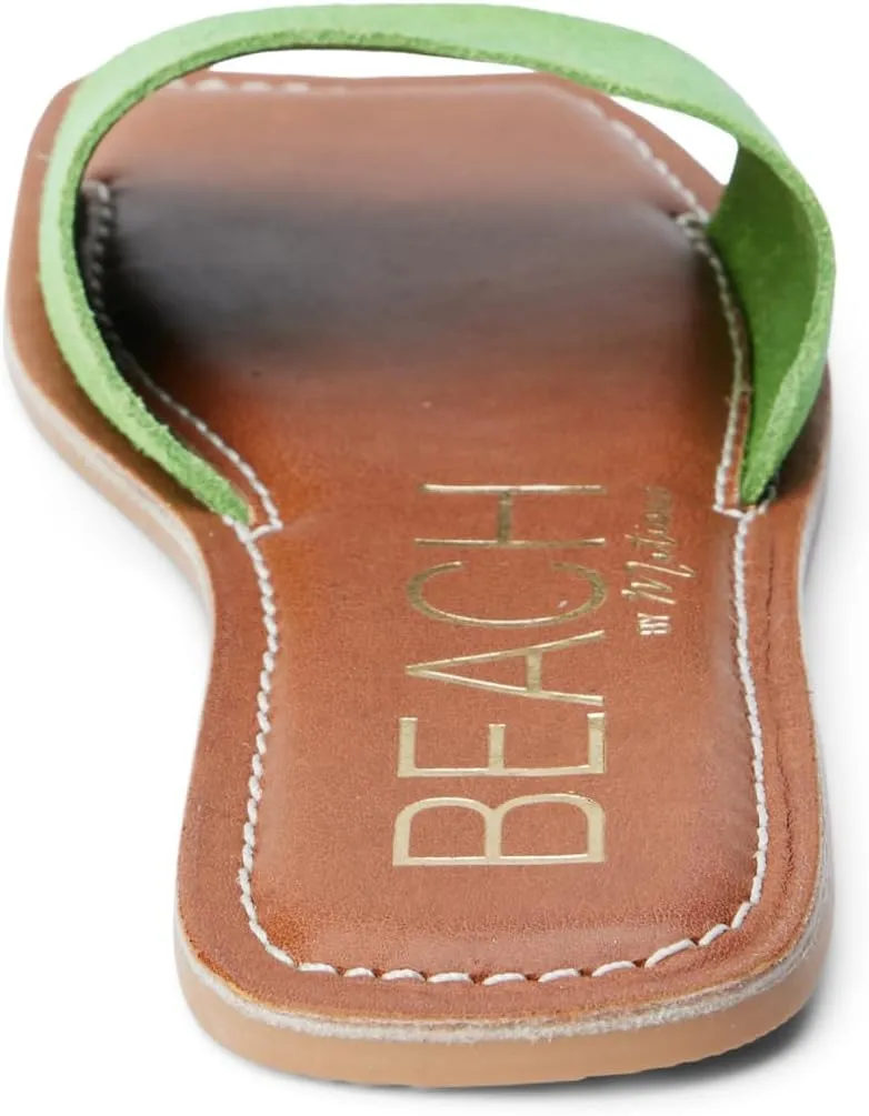 BEACH by Matisse Womens Bali Slide Flat Casual Sandals Casual - Brown