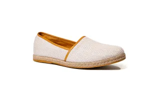 Beige canvas espadrille