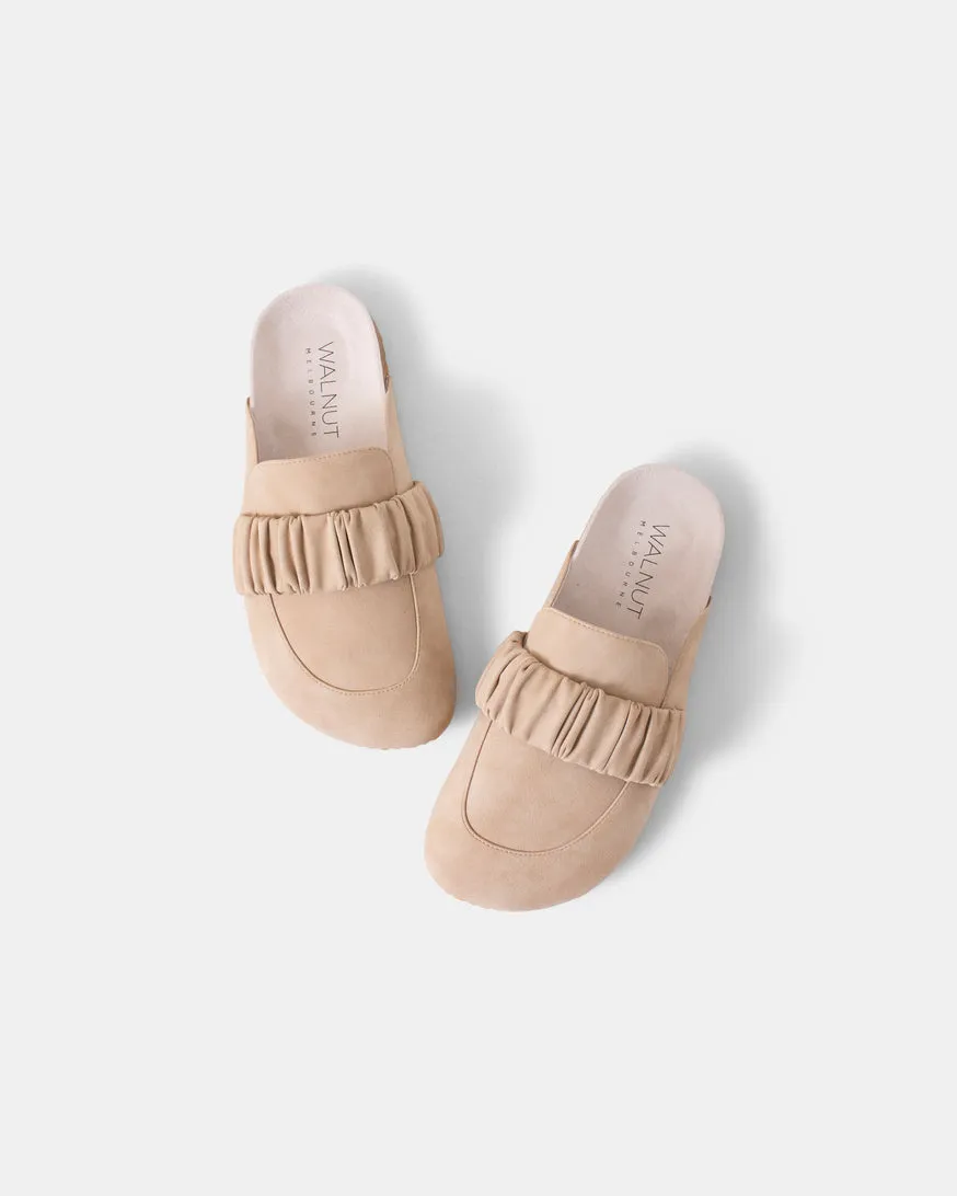 Bell Leather Mule STONE