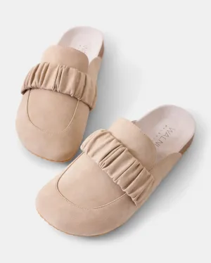 Bell Leather Mule STONE