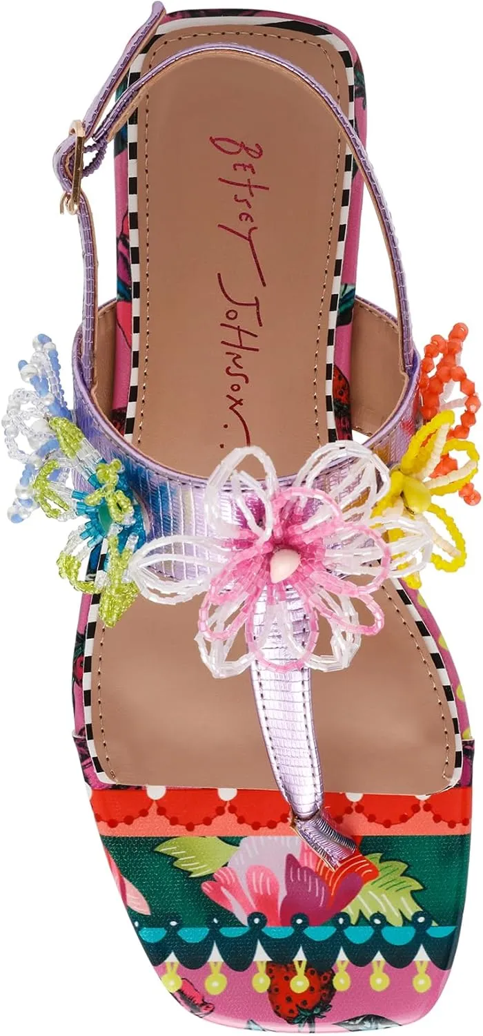 Betsey Johnson Women's Jaydda Flat Sandal