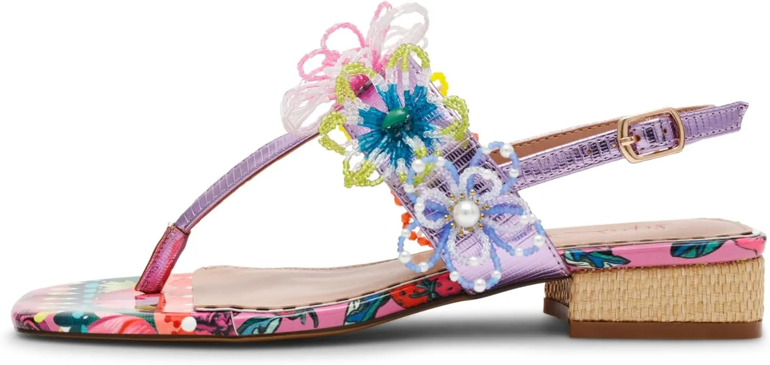Betsey Johnson Women's Jaydda Flat Sandal