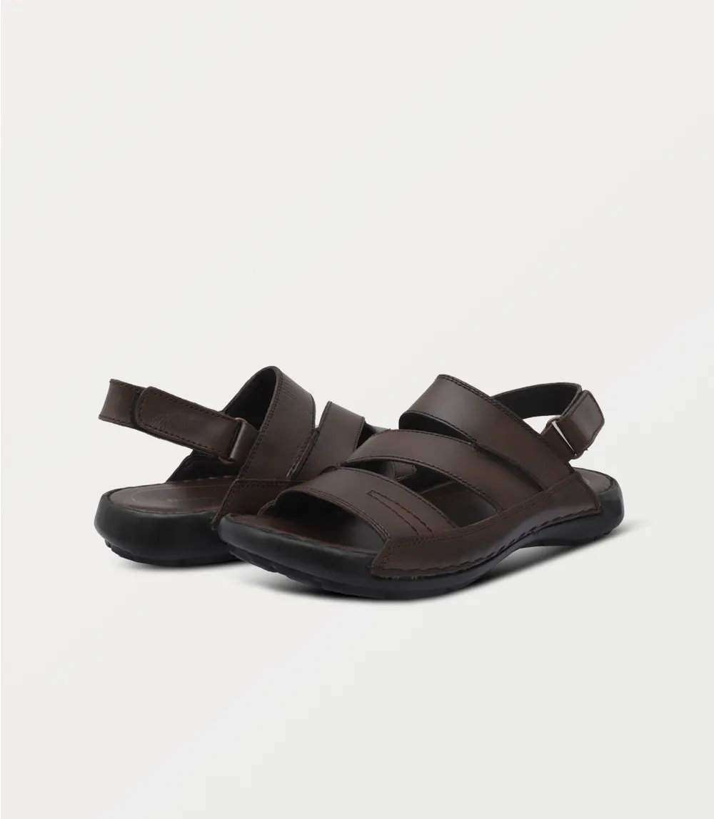 BM6907-BROWN-Men Sandal