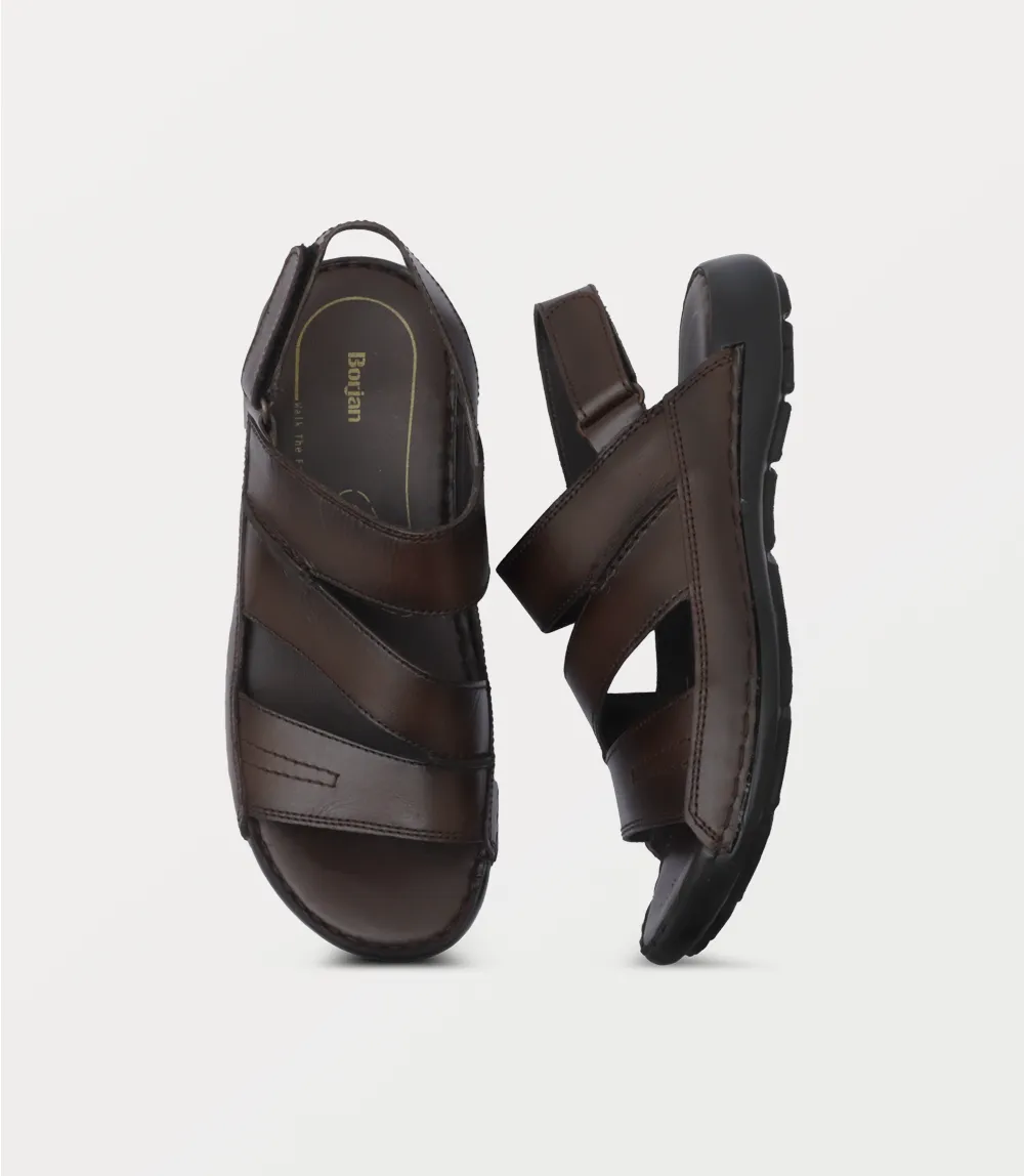 BM6907-BROWN-Men Sandal