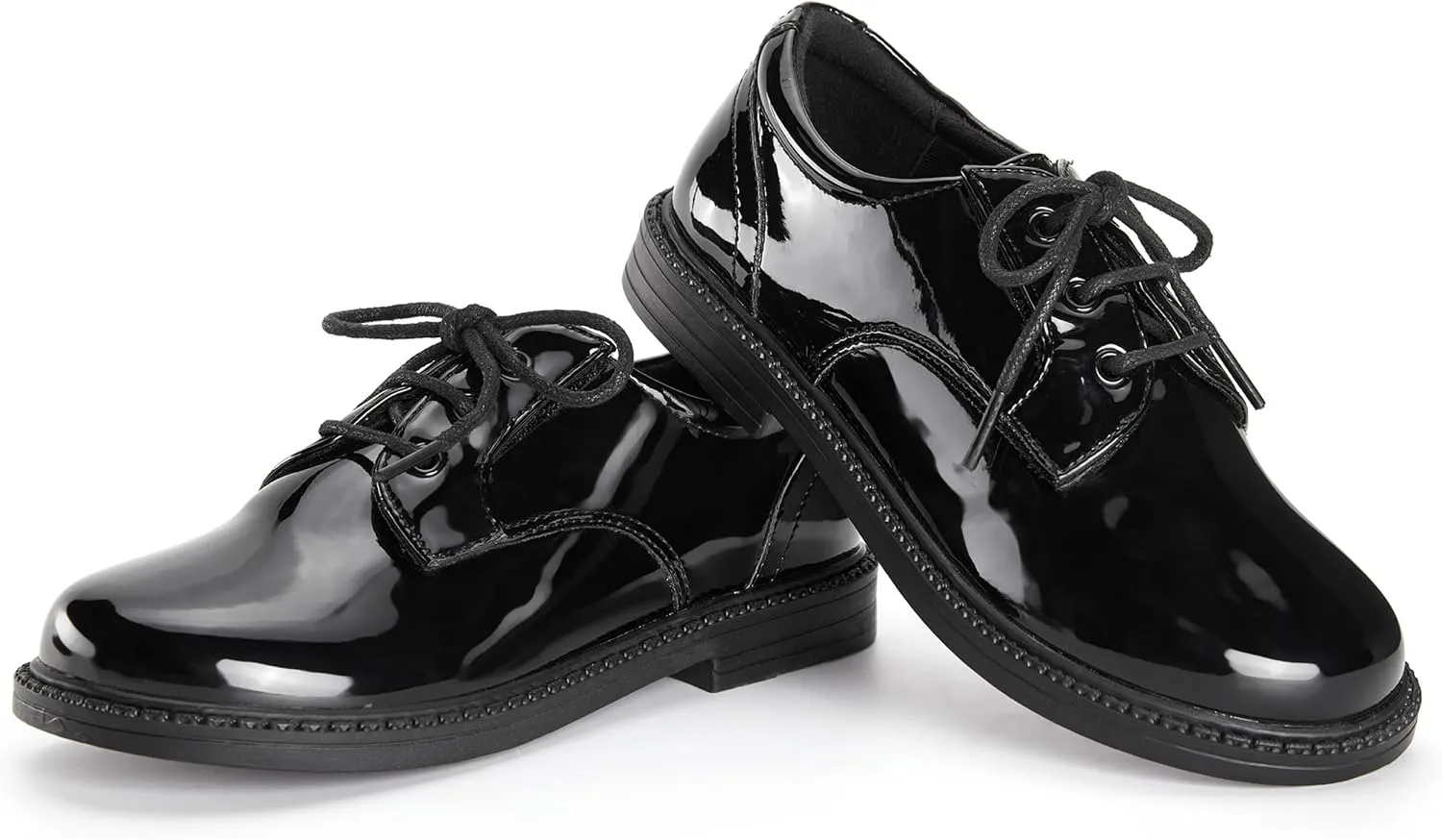 Boys Girls Dress Shoes Toddler Little Big Kid Oxford Shoes PU Leather School Uniform Wedding Loafer Flats White Baby Black Brown Lace-Up Casual Comfort Classic Formal Slip-On Walking Outdoor Party