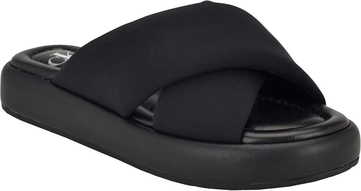 Calvin Klein Women's Evey Flat Sandal