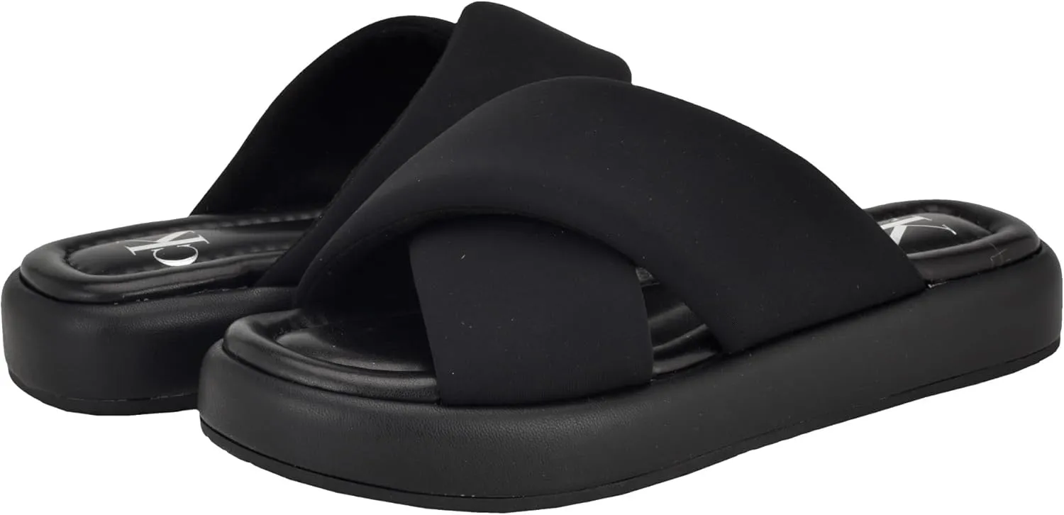 Calvin Klein Women's Evey Flat Sandal