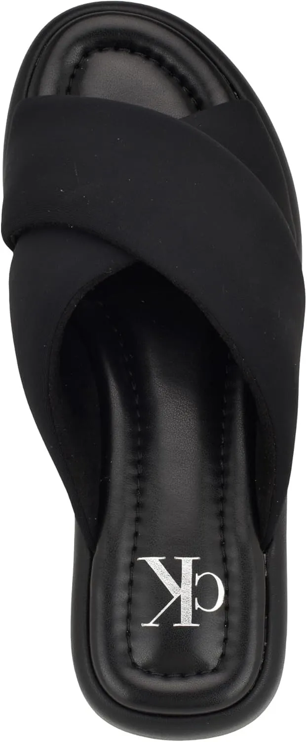 Calvin Klein Women's Evey Flat Sandal