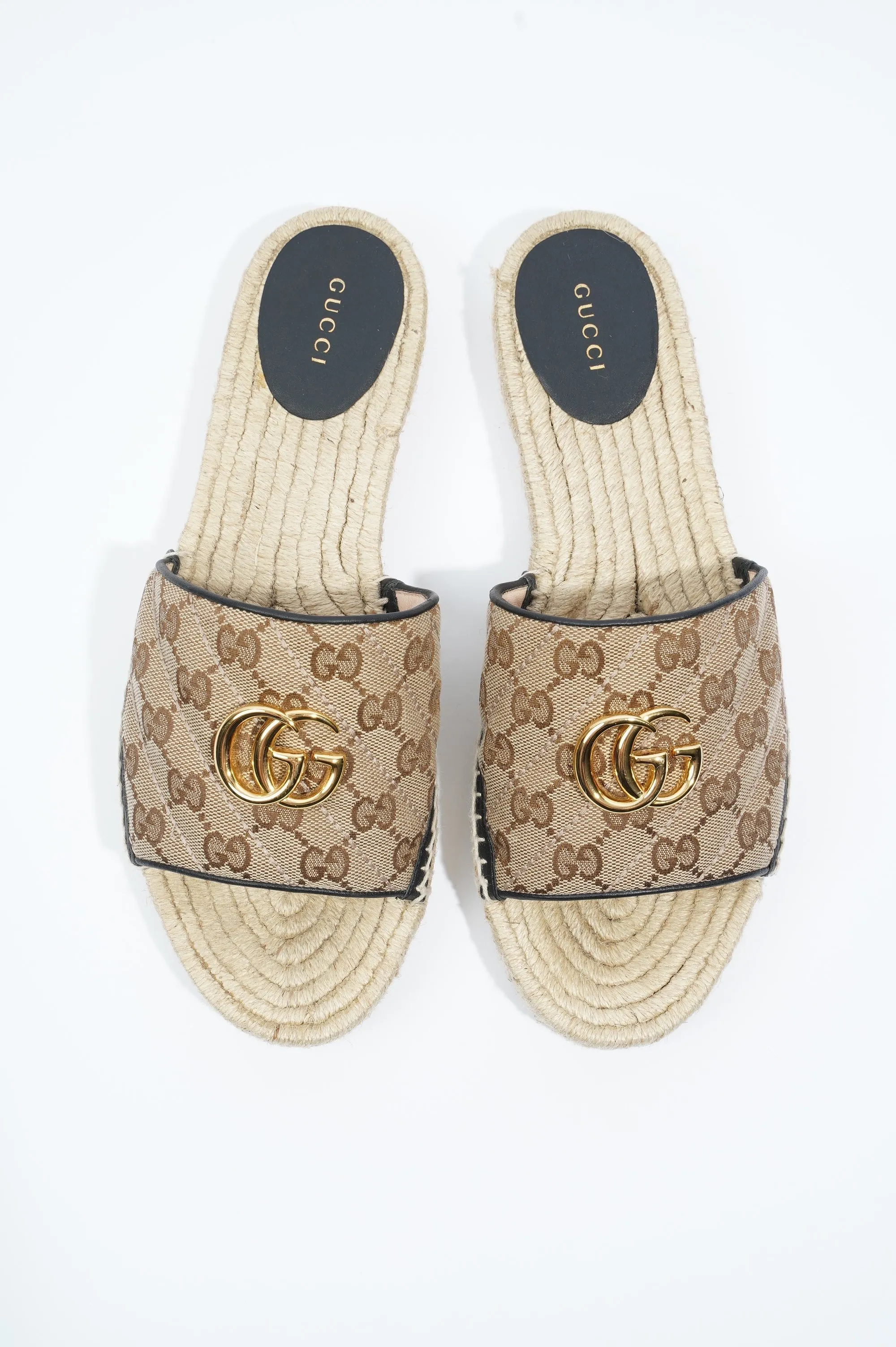 Canvas Quick resolution Gucci Espadrille Womens 41 Matelasse Supreme GG 8 / UK Sandal EU Affordable luxury