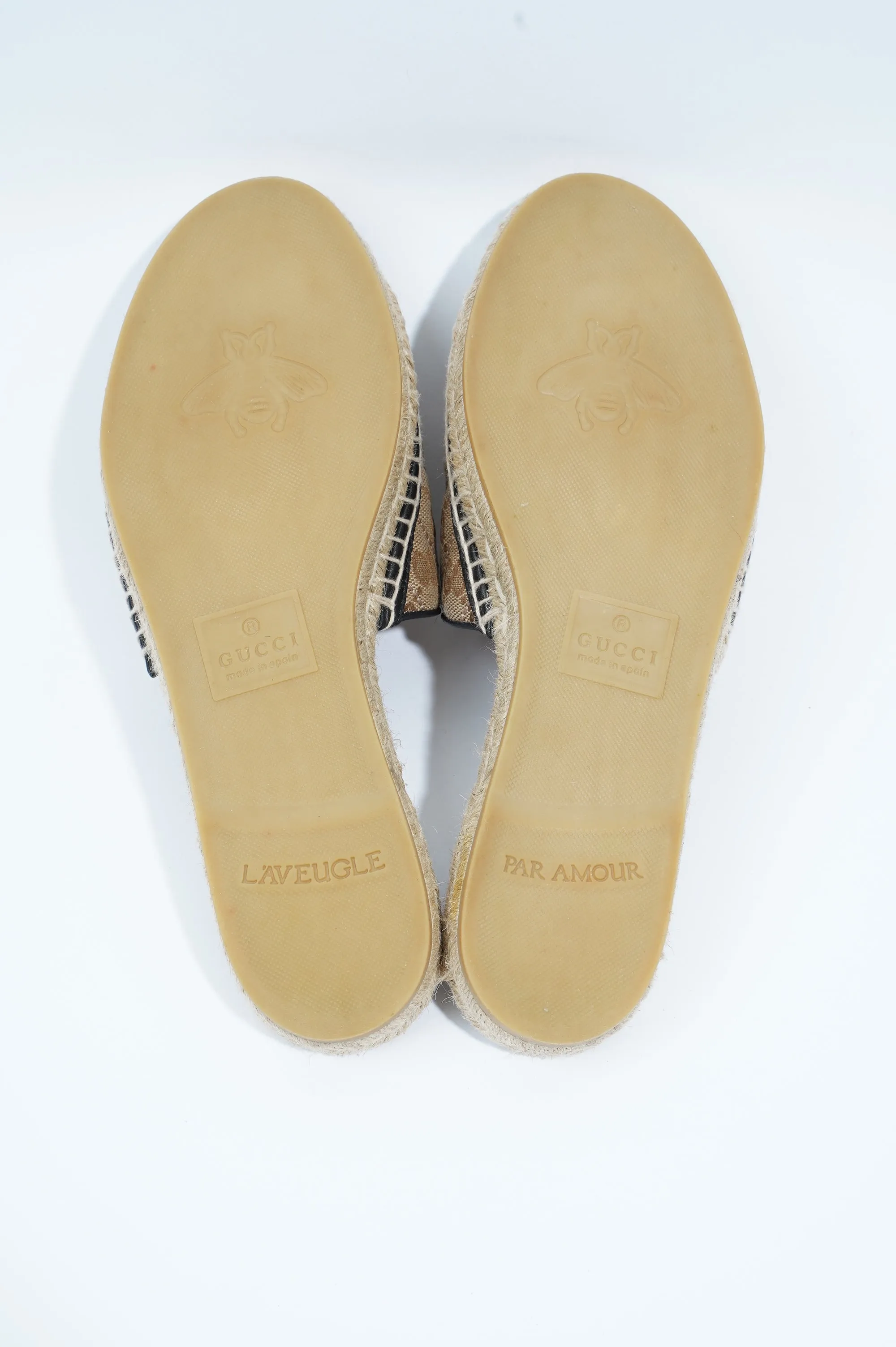 Canvas Quick resolution Gucci Espadrille Womens 41 Matelasse Supreme GG 8 / UK Sandal EU Affordable luxury