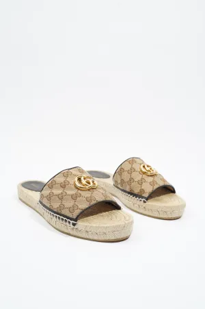Canvas Quick resolution Gucci Espadrille Womens 41 Matelasse Supreme GG 8 / UK Sandal EU Affordable luxury