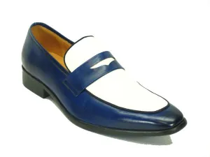 Carrucci Two Tone Penny Loafer