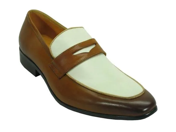 Carrucci Two Tone Penny Loafer