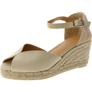 CASTANER Women's Bianca 60 mm Wedge Espadrille Platform, Ivory, 8