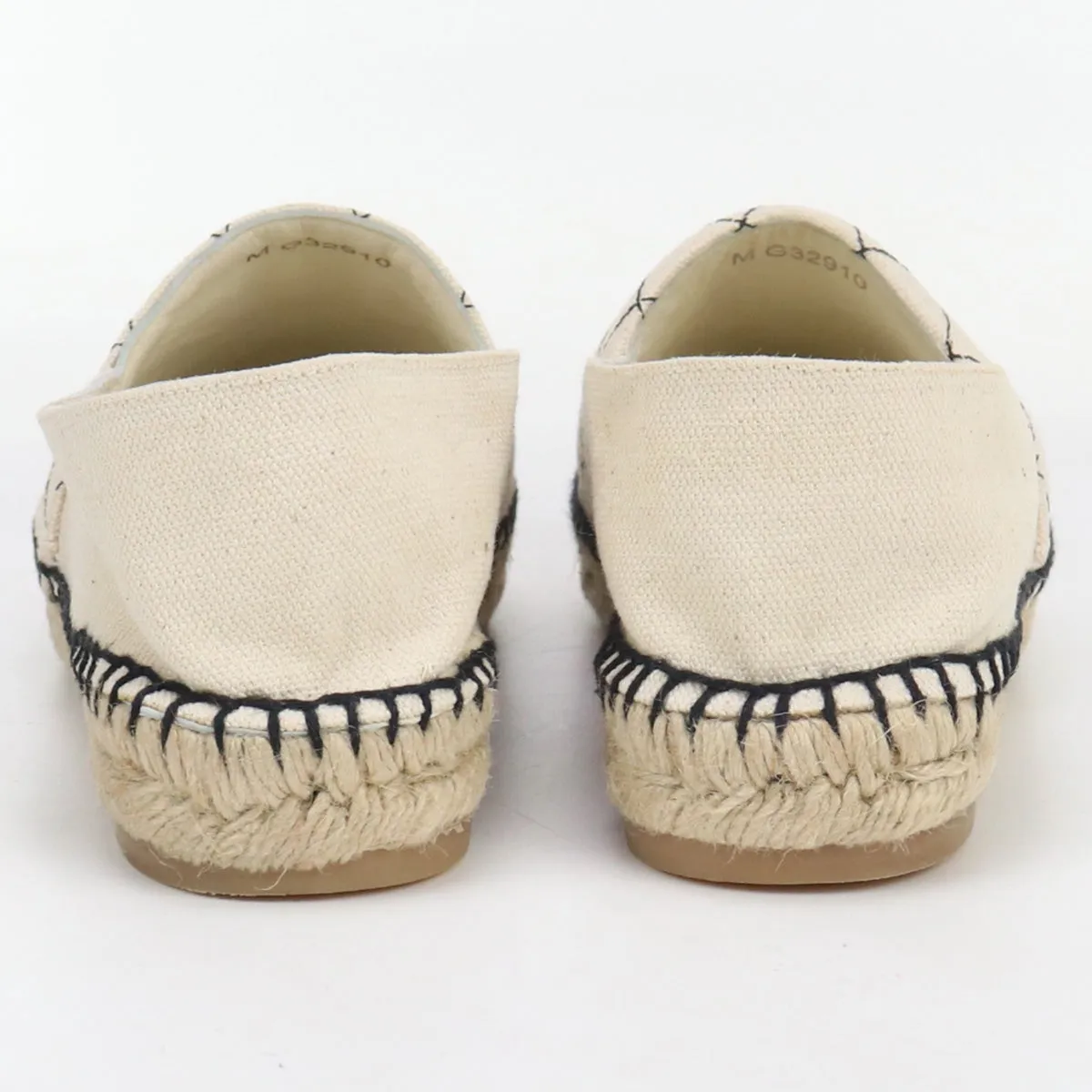 CHANEL Espadrille COCO Mark Espadrille canvas White Women
