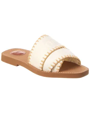 Chloé Woody Linen Mule