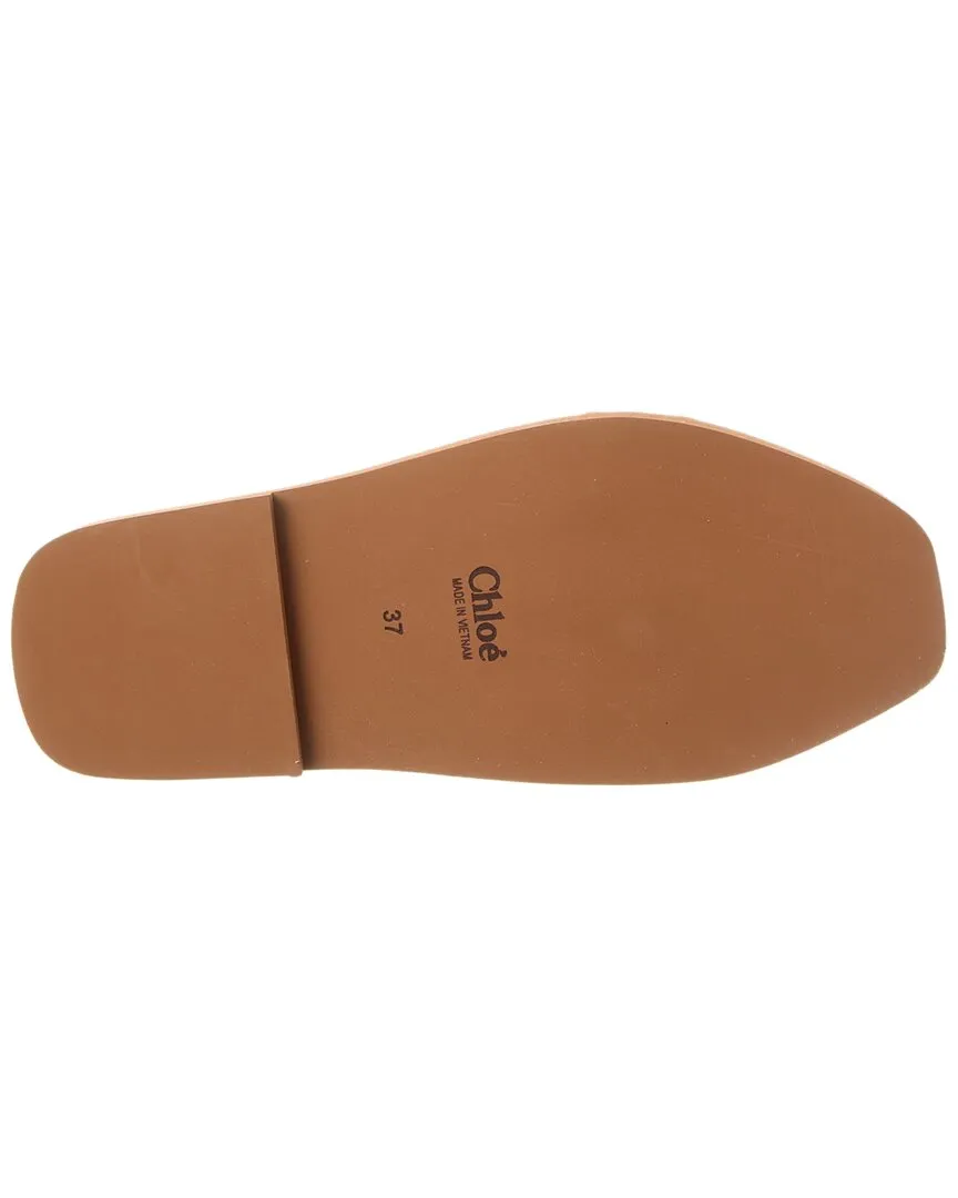 Chloé Woody Linen Mule