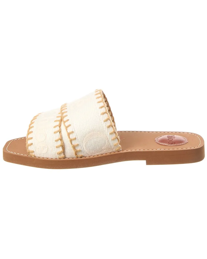Chloé Woody Linen Mule