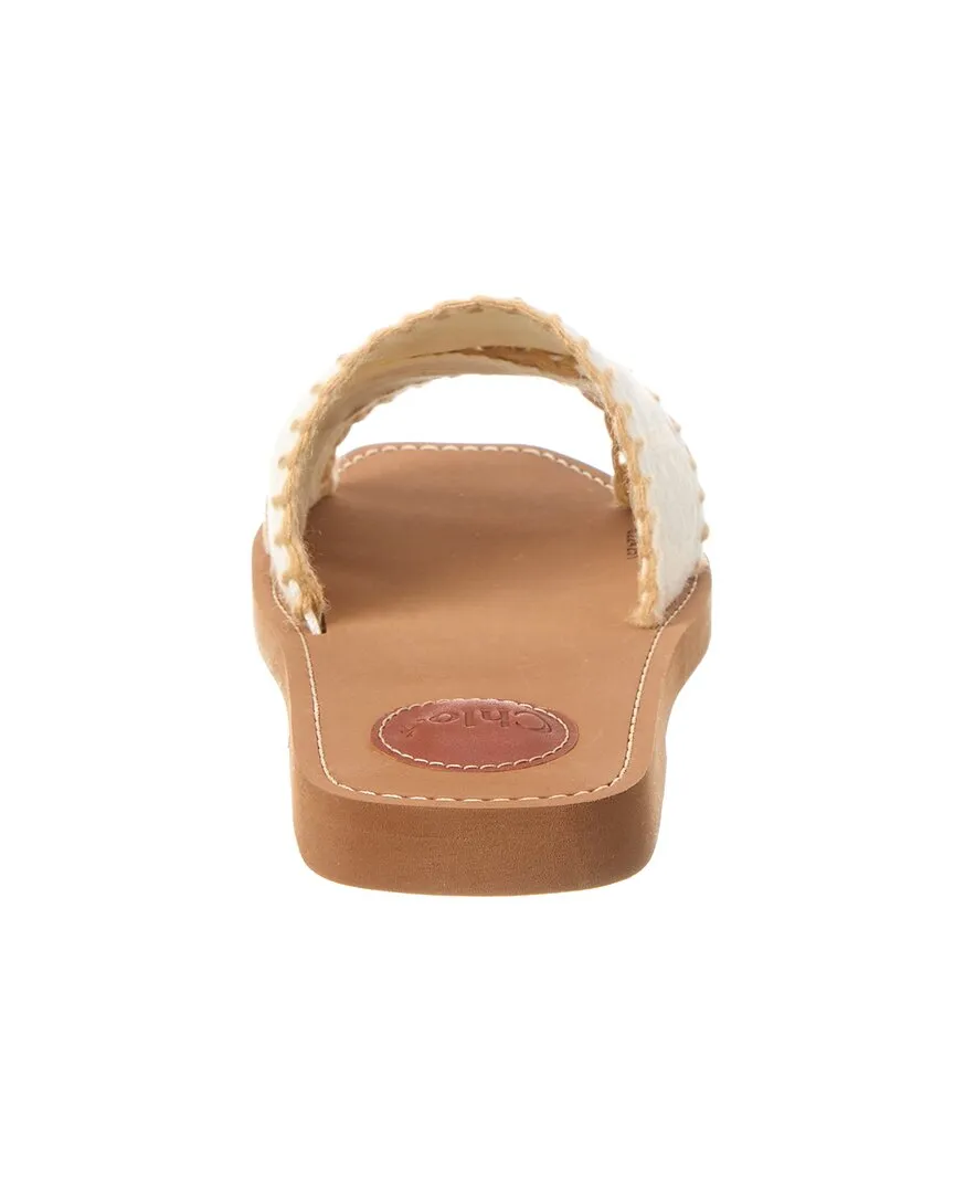 Chloé Woody Linen Mule