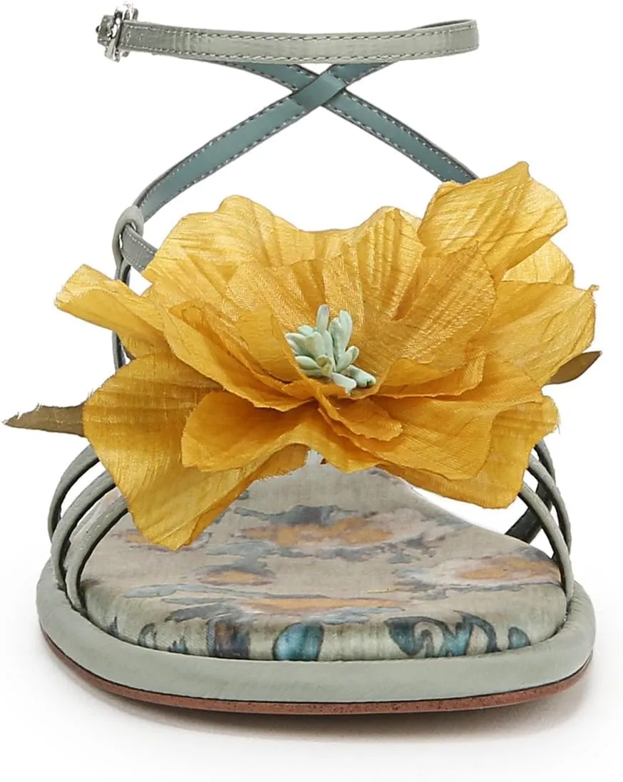 Circus NY by Sam Edelman Women's Olana Flower Flat Sandal