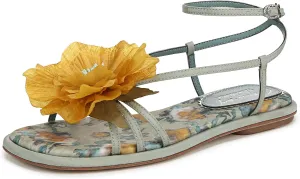 Circus NY by Sam Edelman Women's Olana Flower Flat Sandal