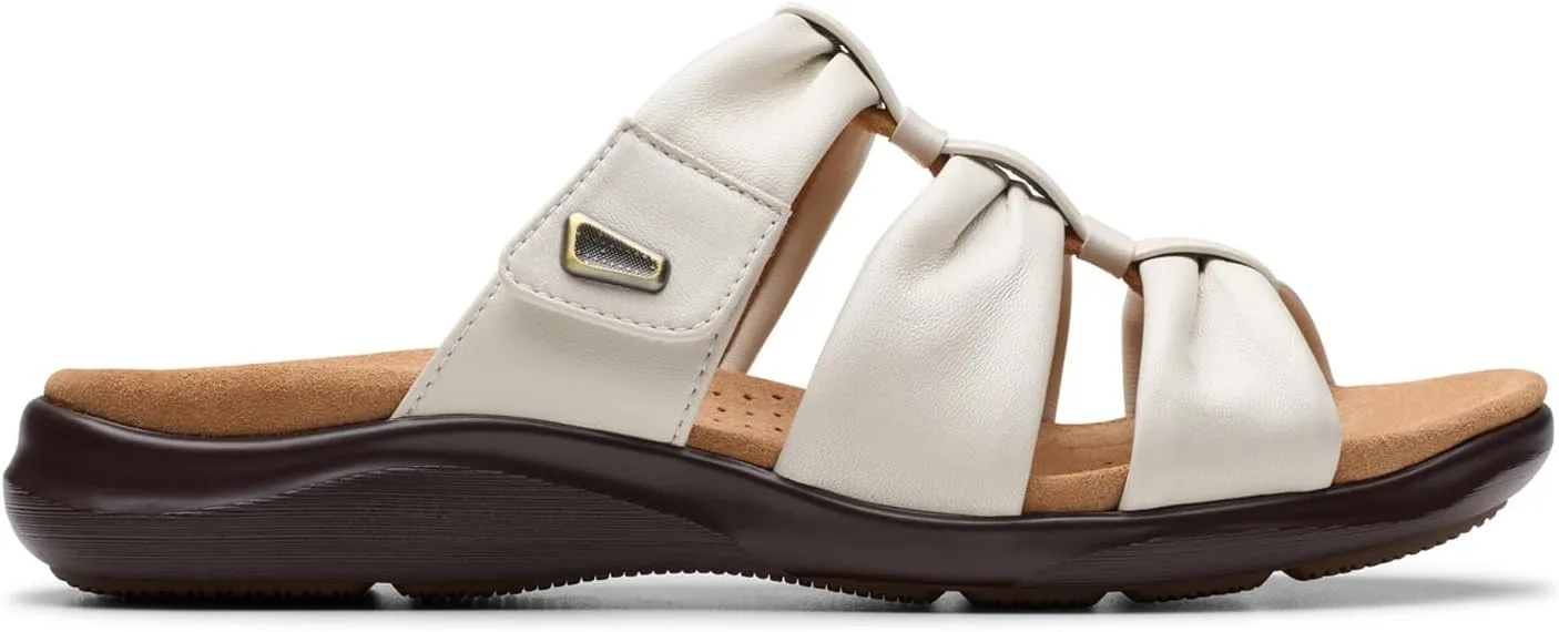 Clarks Women's Kitly Slide Flat Sandal