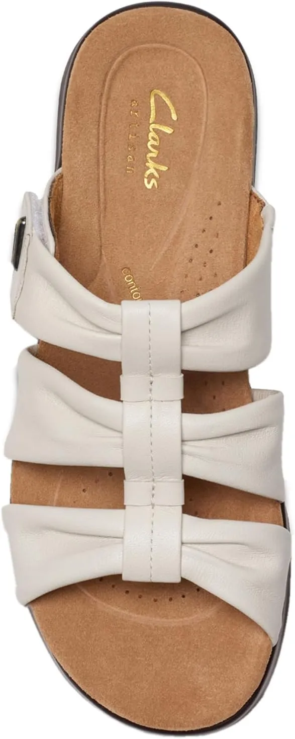 Clarks Women's Kitly Slide Flat Sandal