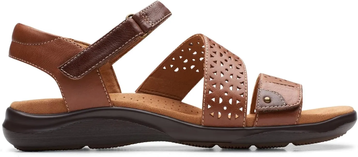 Clarks Women's Kitly Way Flat Sandal