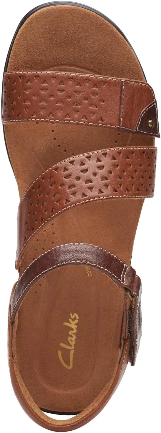 Clarks Women's Kitly Way Flat Sandal