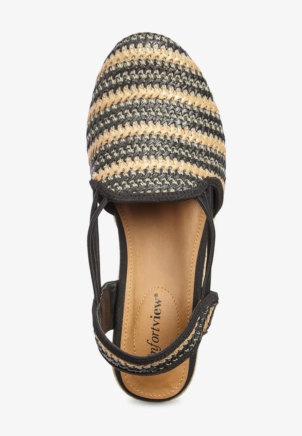Comfortview Women's The Clea Espadrille (Wide Widths Available)