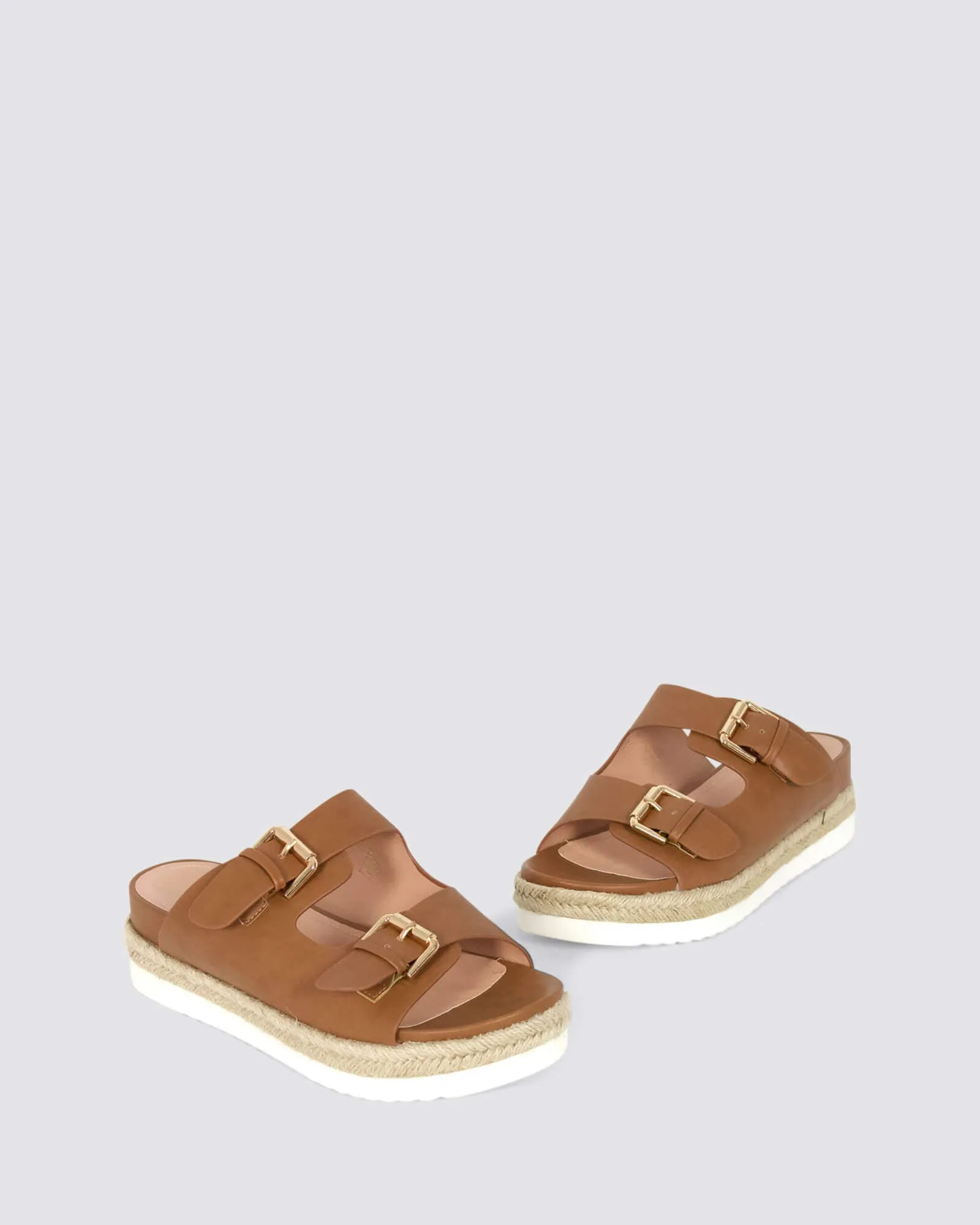DENMARK PLATFORM SANDALS TAN