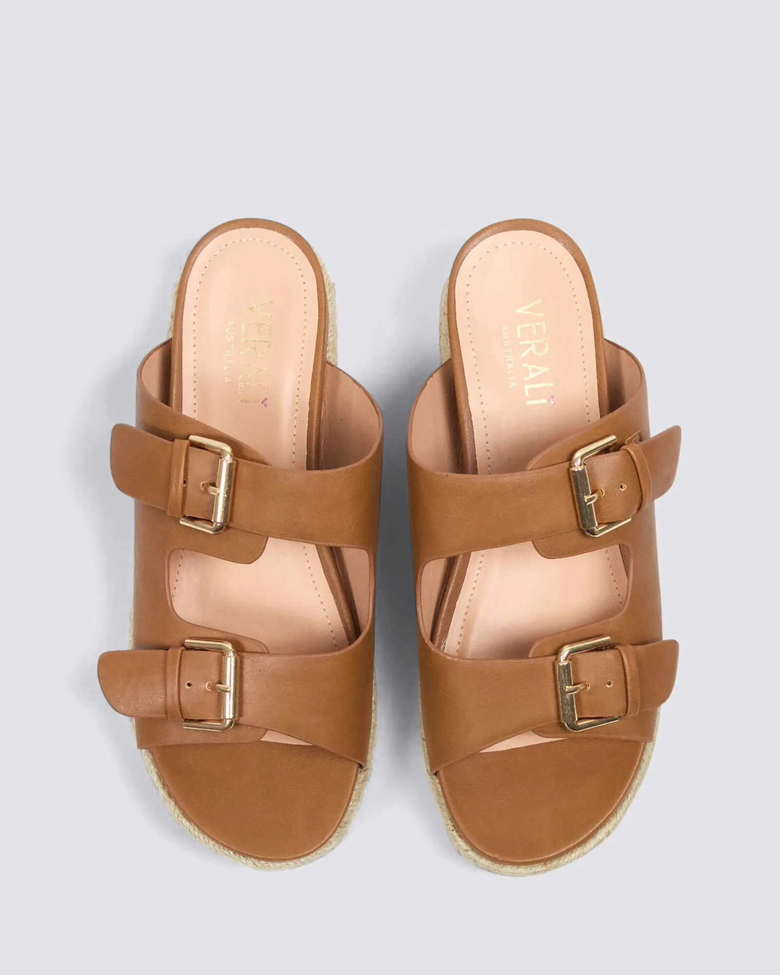 DENMARK PLATFORM SANDALS TAN