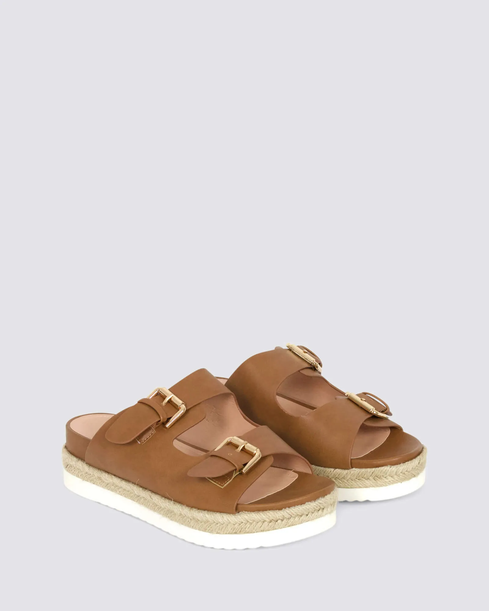 DENMARK PLATFORM SANDALS TAN