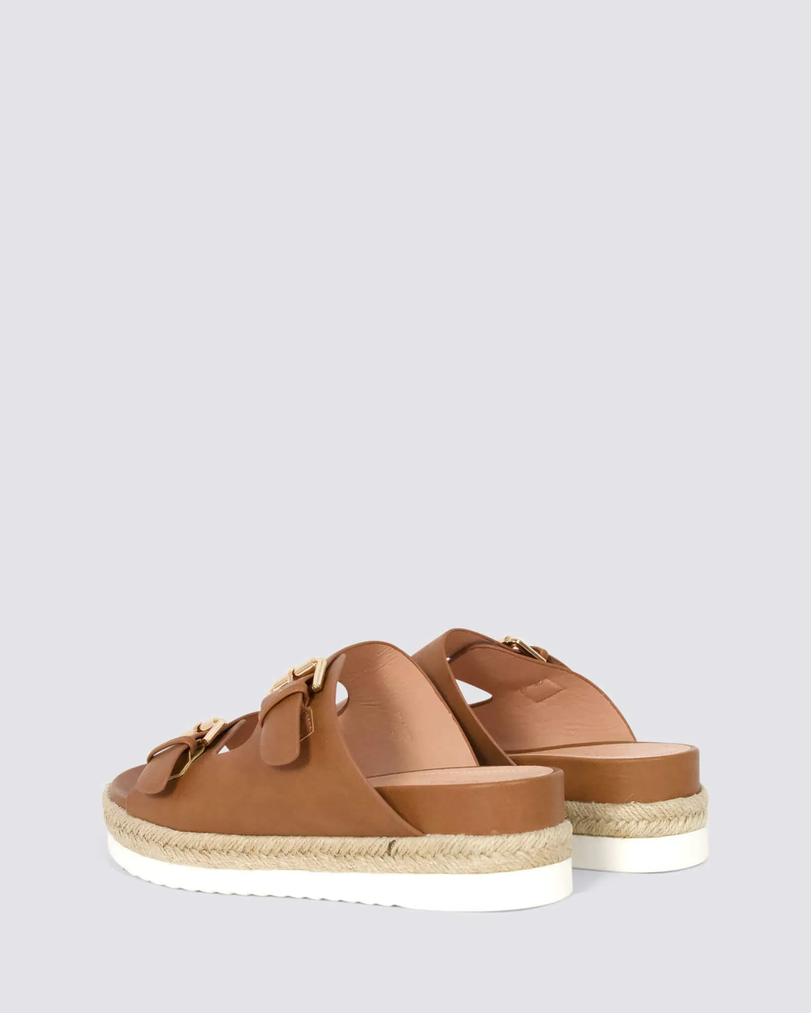 DENMARK PLATFORM SANDALS TAN