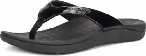 FANTURE Women Orthotic Arch Support Sandal for Comfortable Walk Thong Style Casual Flip Flops