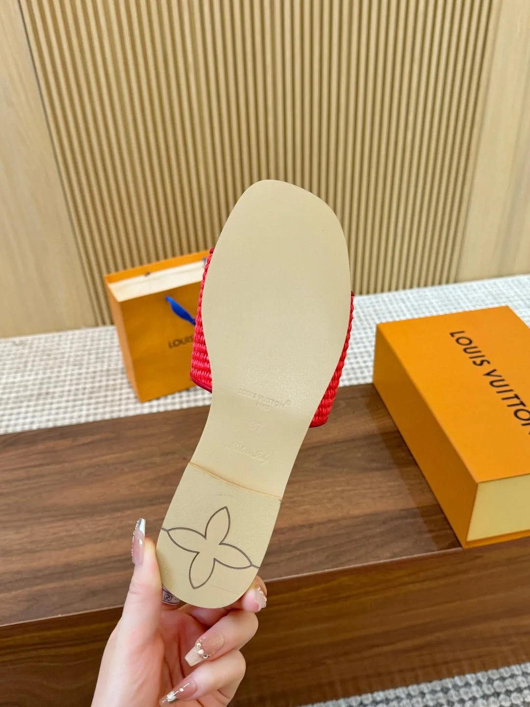 Flat Mule Revival Louis Time-saving Limited-stock deal Vuitton