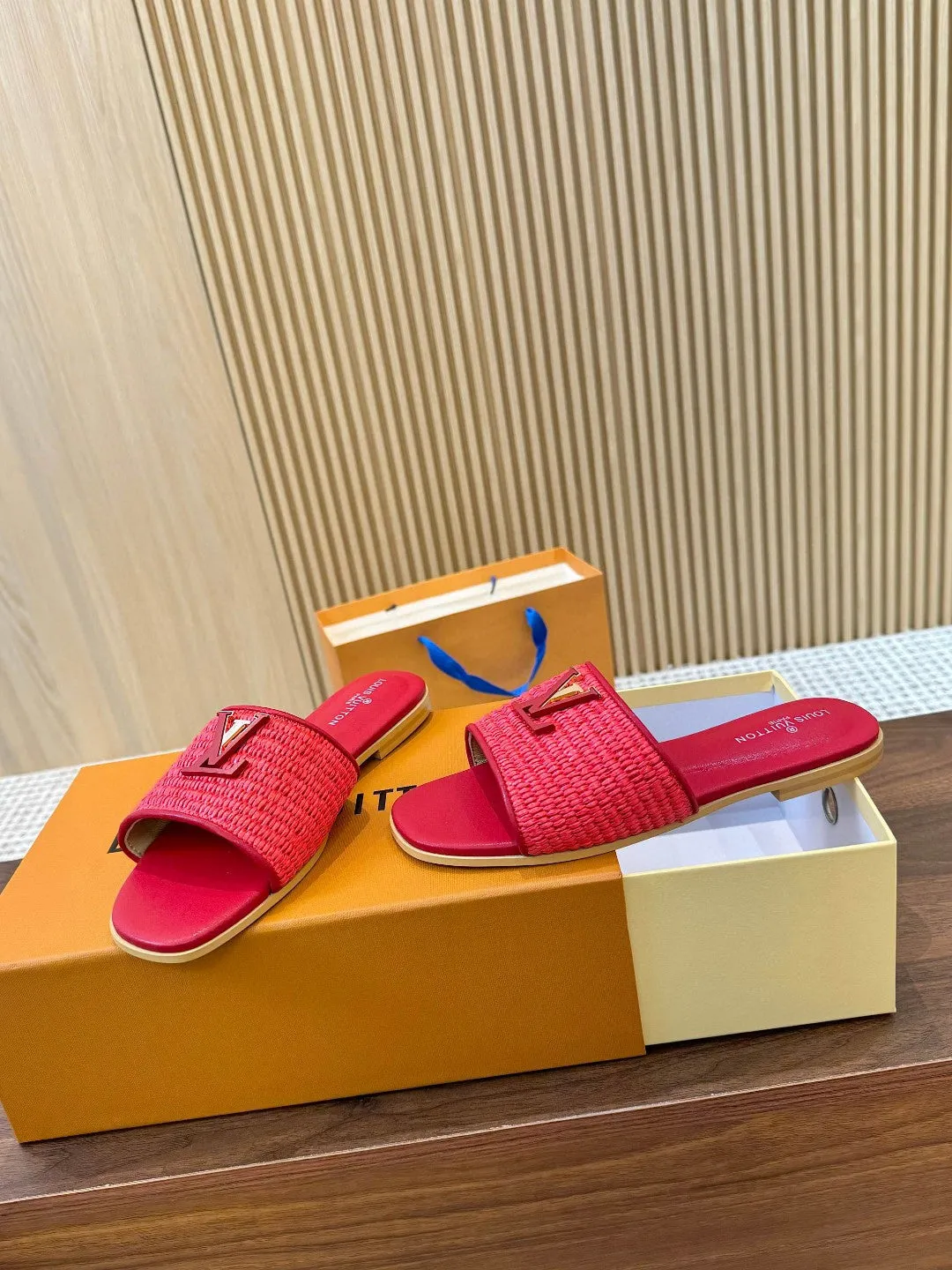 Flat Mule Revival Louis Time-saving Limited-stock deal Vuitton