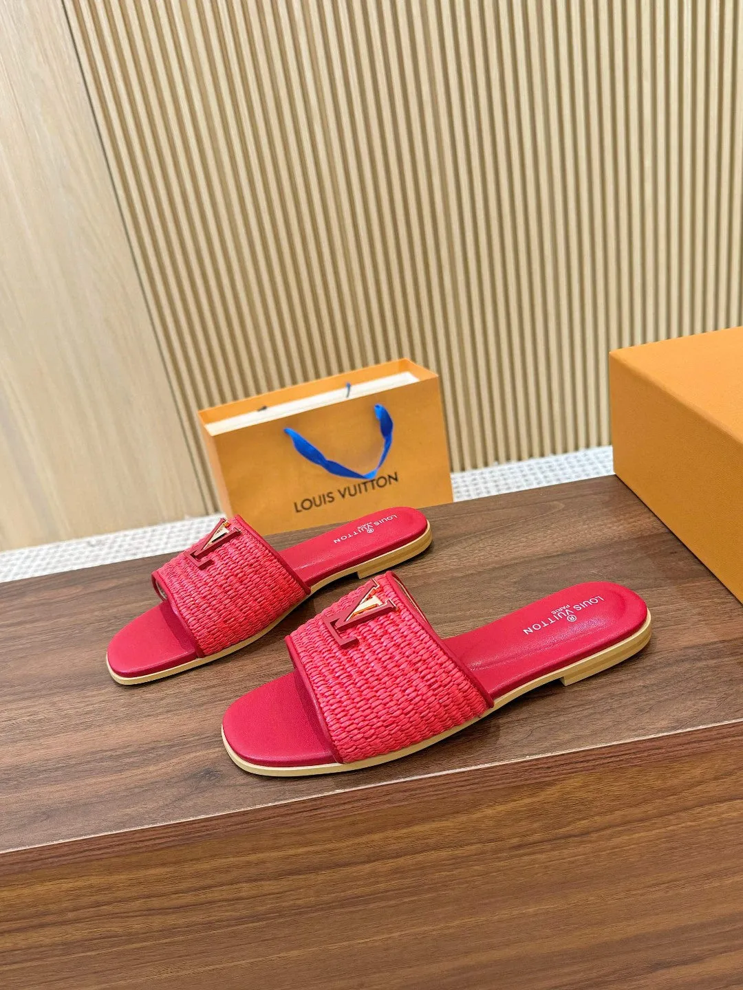 Flat Mule Revival Louis Time-saving Limited-stock deal Vuitton
