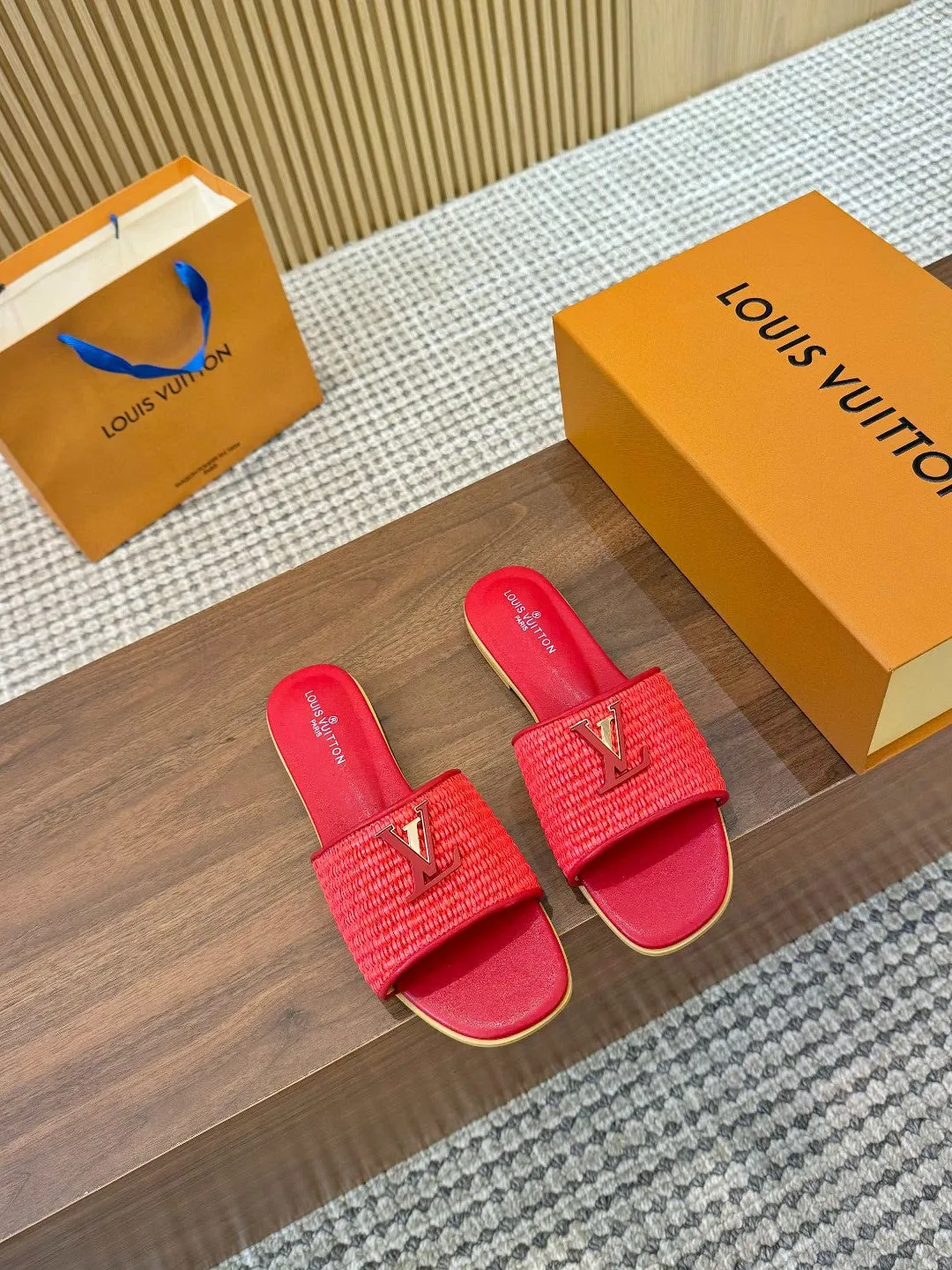 Flat Mule Revival Louis Time-saving Limited-stock deal Vuitton