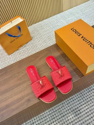 Flat Mule Revival Louis Time-saving Limited-stock deal Vuitton