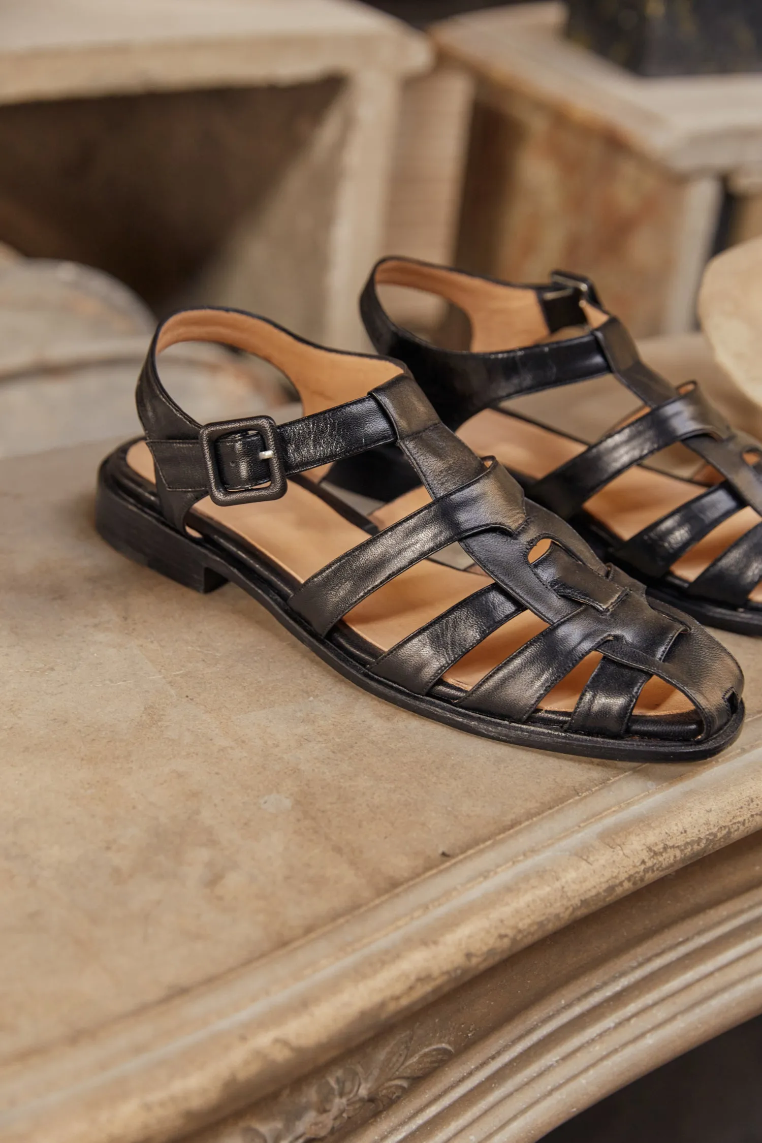 Franca Sandal in Black
