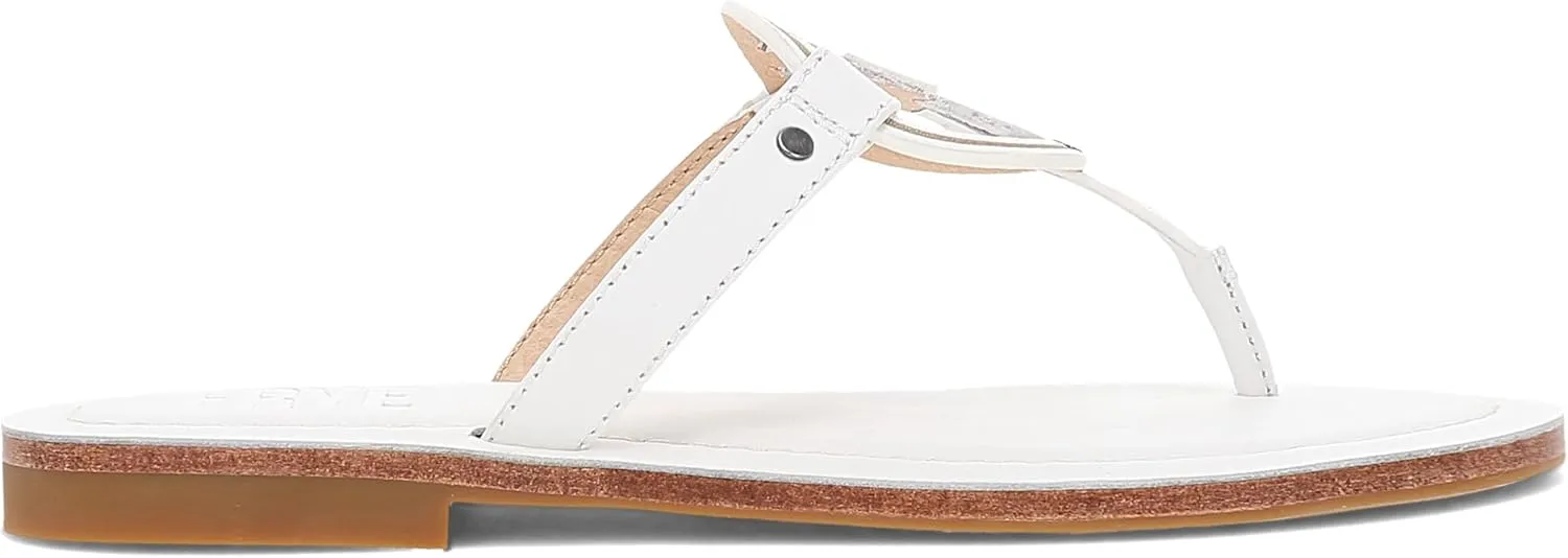 Frye Taylor Logo Sandal - Women's Premium Leather Sandal, Comfortable Slip-On Design, Casual Chic Footwear for Everyday Wear