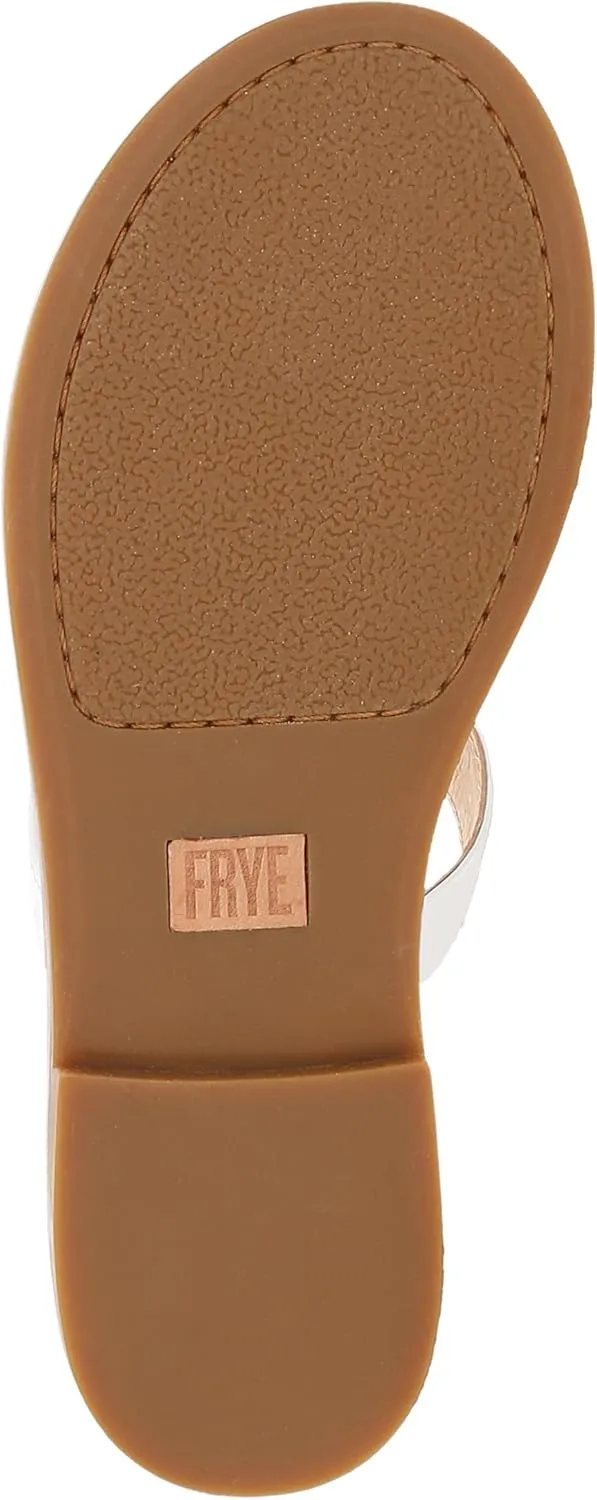Frye Taylor Logo Sandal - Women's Premium Leather Sandal, Comfortable Slip-On Design, Casual Chic Footwear for Everyday Wear