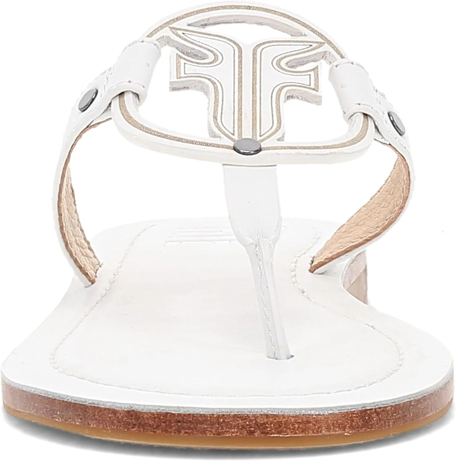 Frye Taylor Logo Sandal - Women's Premium Leather Sandal, Comfortable Slip-On Design, Casual Chic Footwear for Everyday Wear