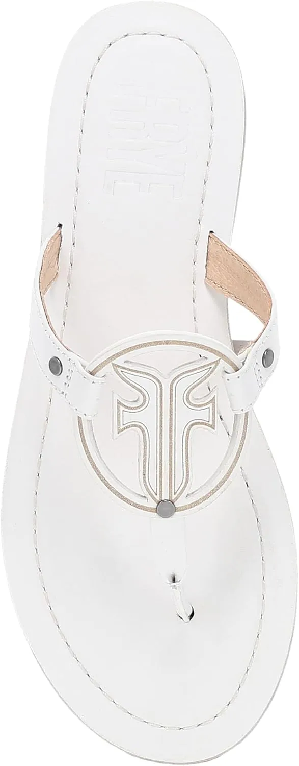 Frye Taylor Logo Sandal - Women's Premium Leather Sandal, Comfortable Slip-On Design, Casual Chic Footwear for Everyday Wear